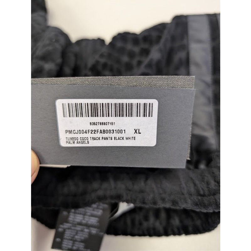 Palm Angels o1rshd1 Tuxedo Coco Track Pants in Black / White Size US 36 / EU 52 - 23 Thumbnail