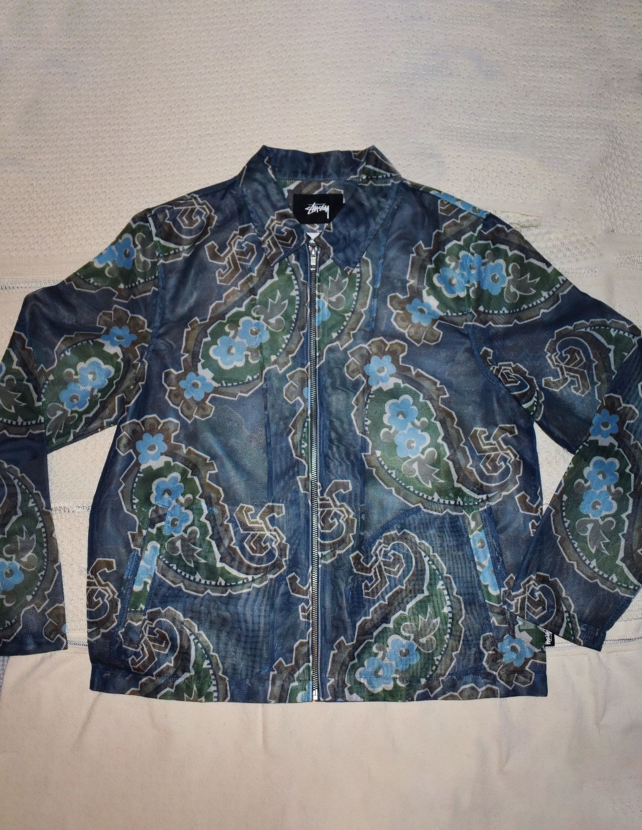 Stussy Stussy Mesh Parsley Jacket Size US S / EU 44-46 / 1 - 1 Thumbnail