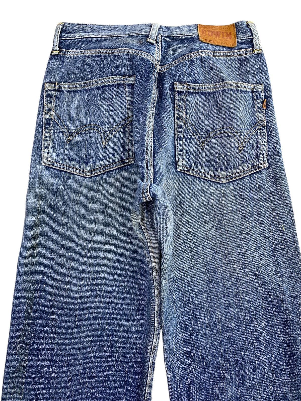 Edwin Vintage Edwin Faded Blue Wash Style Loose Jeans Size US 29 - 4 Thumbnail
