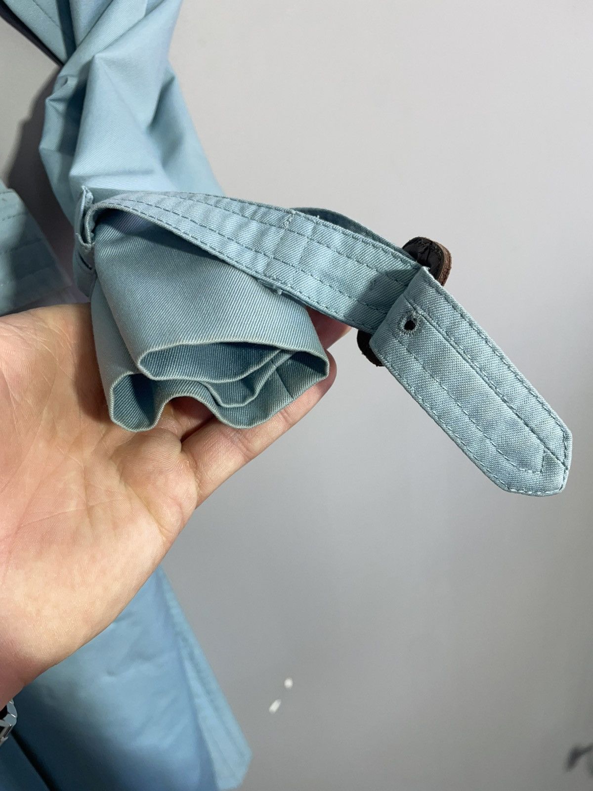 Aquascutum × Vintage Luxury Aquascutum Blue Trench Coat size 8R Size S / US 4 / IT 40 - 7 Thumbnail