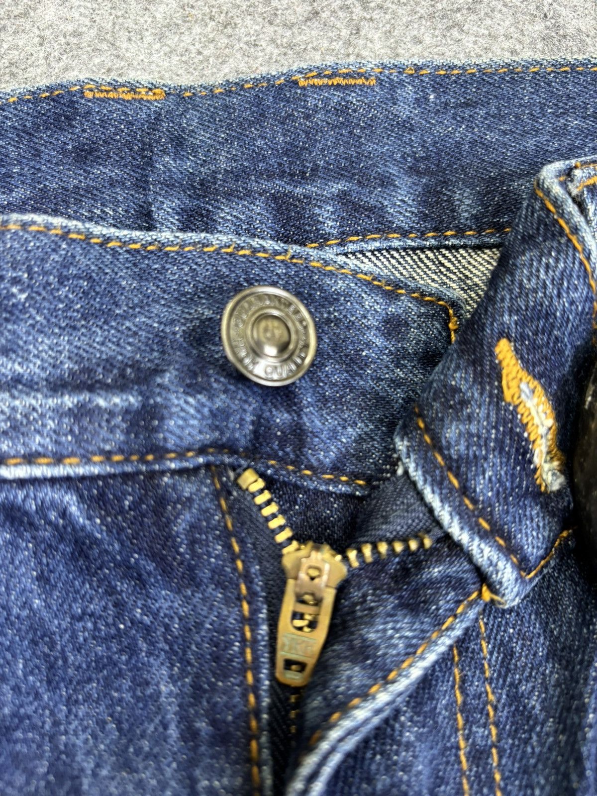 Japanese Brand 💥Artisanal💥LGarage Raw Fades Style Denim F957 Size US 33 - 7 Thumbnail