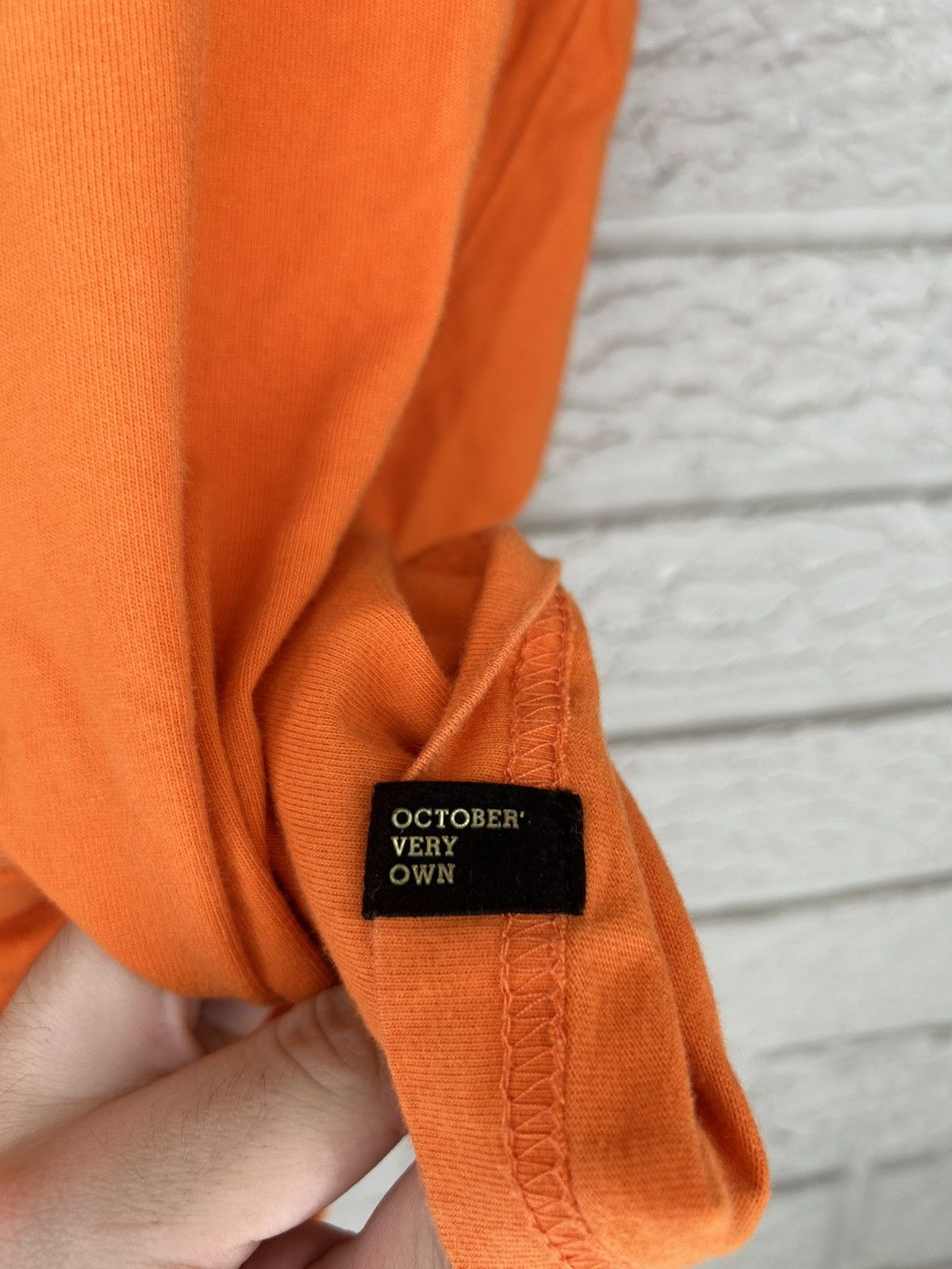 October's Very Own OVO Owl Logo Orange T Shirt Size US M / EU 48-50 / 2 - 4 Thumbnail