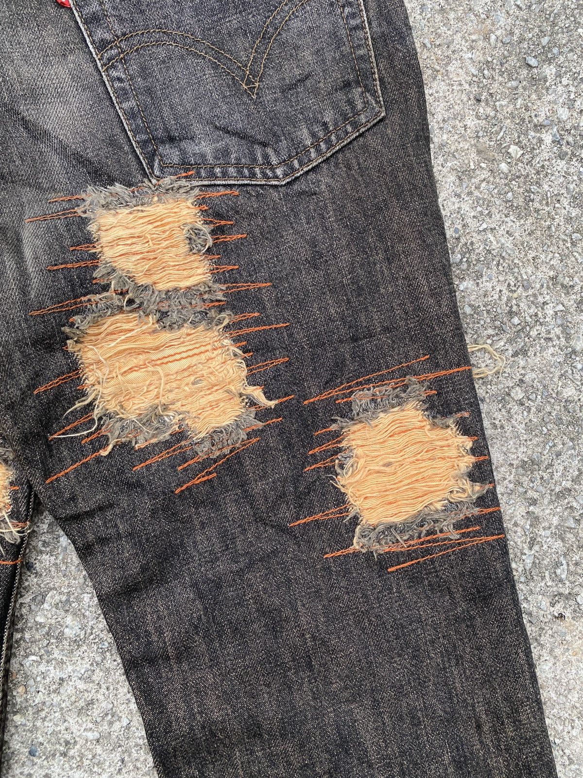 Levi's 2000s - Levi’s 517 Distressed Flare Denim Size US 29 - 12 Thumbnail