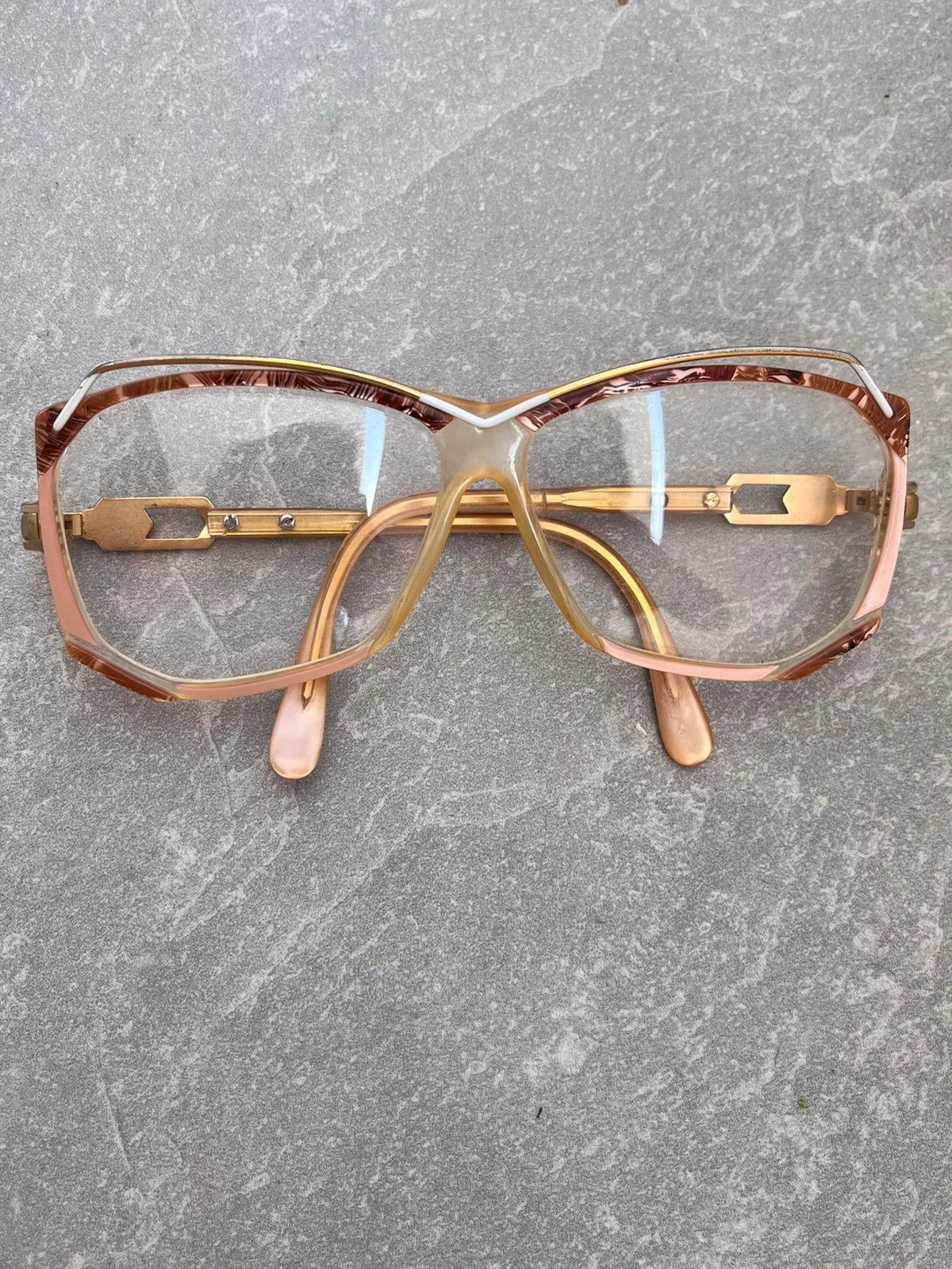 Cazal Cazal Vintage 1990s Eyeglass Glass Lens Gold Plastic Size ONE SIZE - 2 Thumbnail