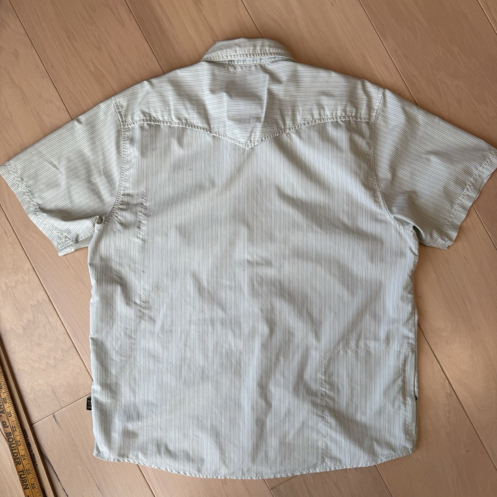 Howler Brothers Howler Brothers Pearl Snap Shirt L White Striped Short Size US M / EU 48-50 / 2 - 10 Thumbnail