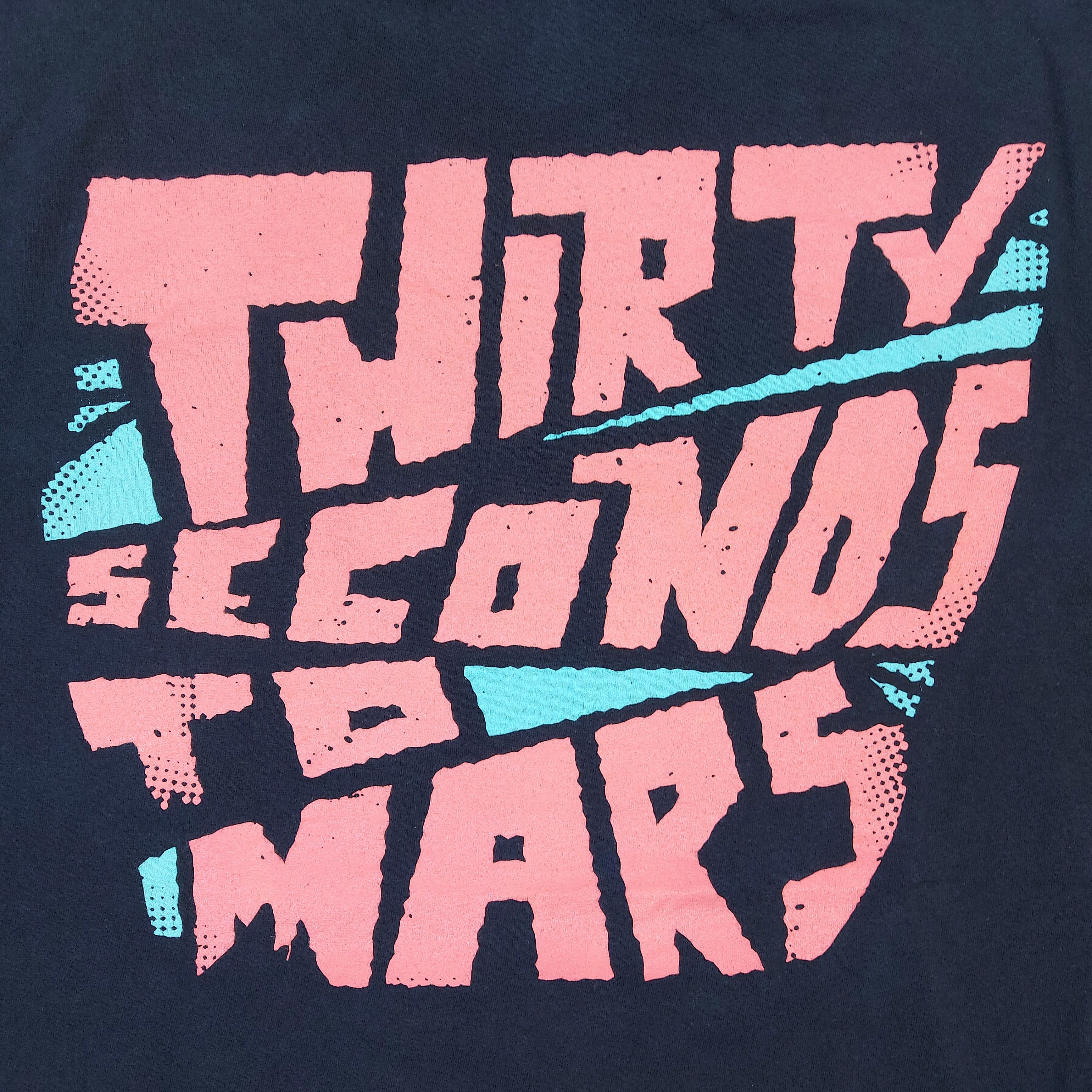 Band Tees Vintage Y2K Thirty Seconds to Mars Band MySpace Era TEE Size US M / EU 48-50 / 2 - 6 Thumbnail
