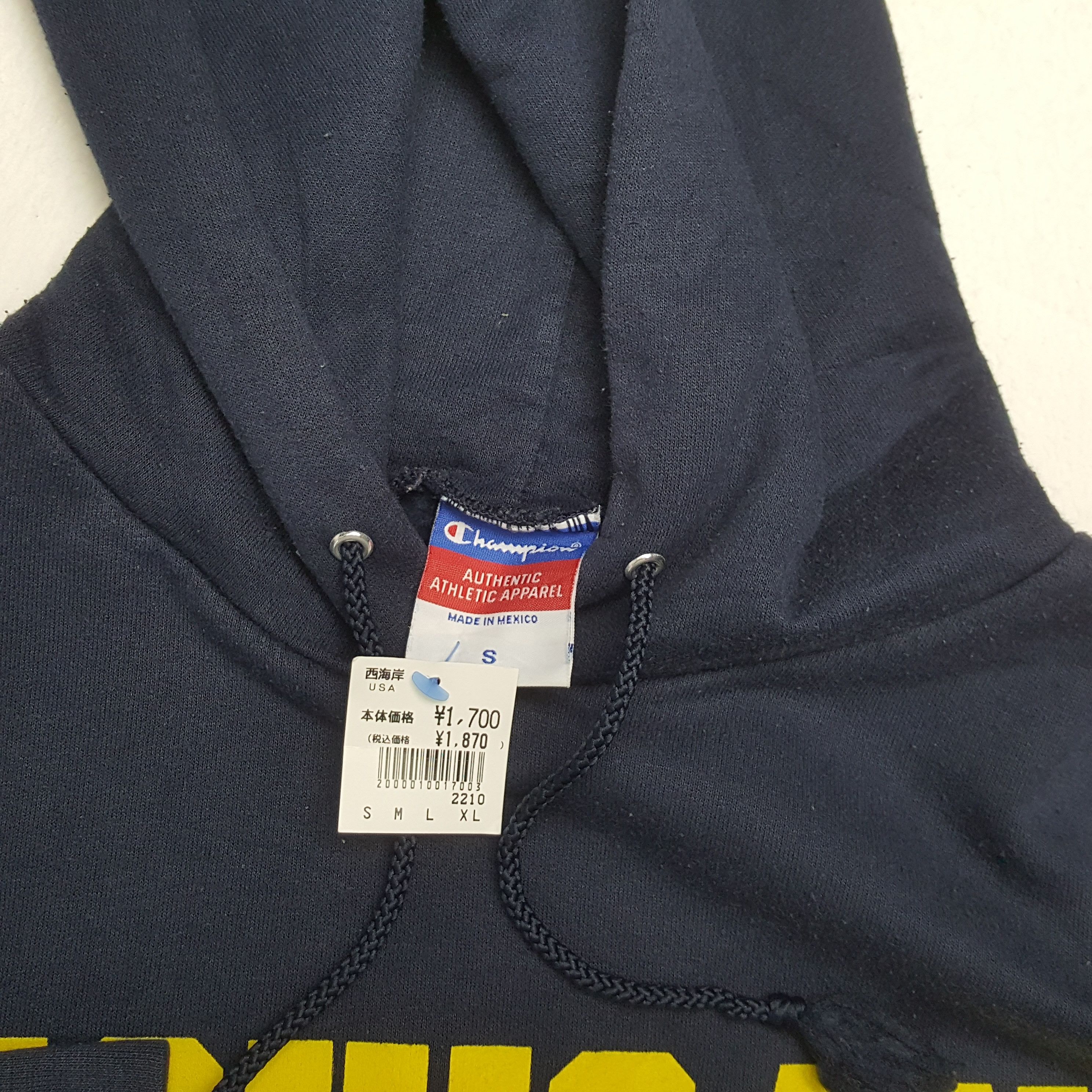 Champion × NFL × Vintage MICHIGAN WOLVERINES Style x CHAMPION Streetwear Hoodies Size US S / EU 44-46 / 1 - 10 Thumbnail