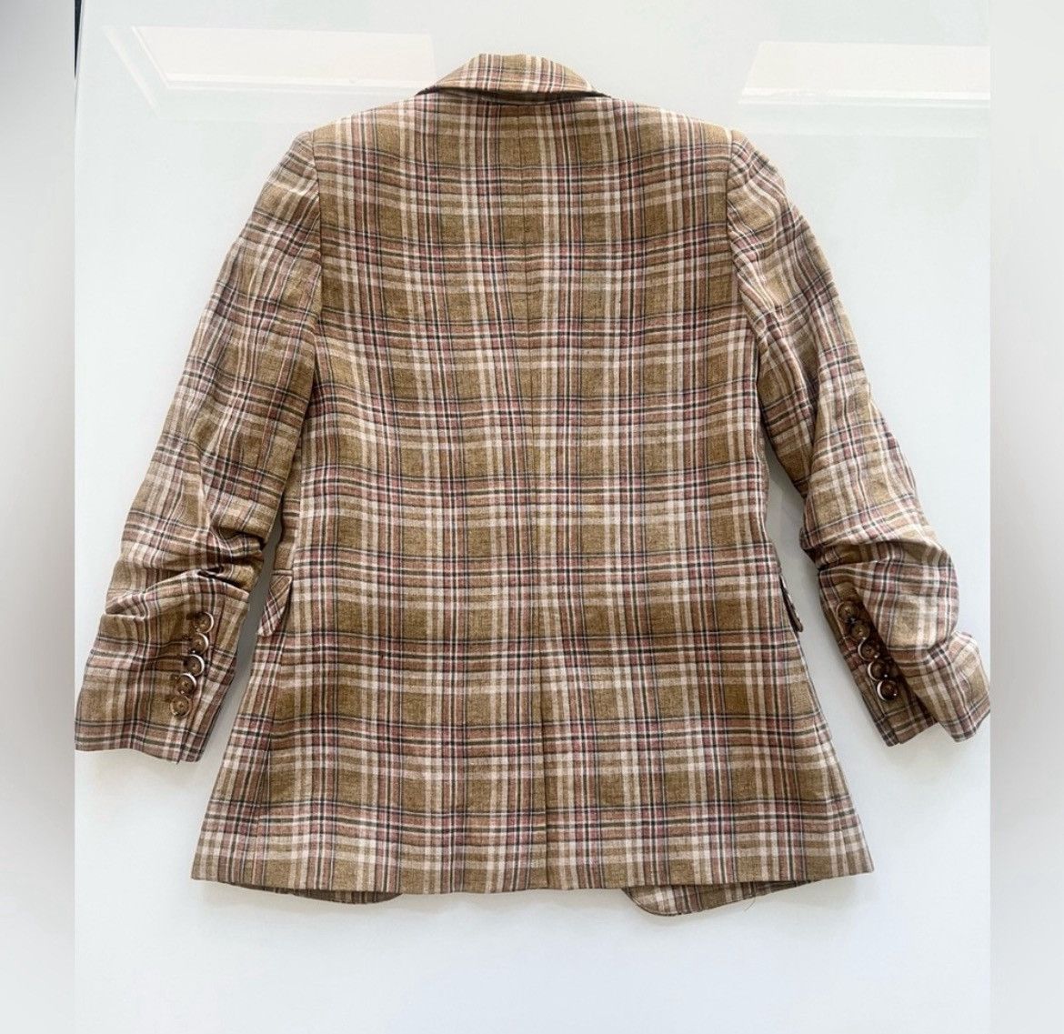 Veronica Beard Veronica Beard Beacon Plaid Dickey Blazer Jacket size 00 Size XXS / US 00 / IT 34 - 4 Thumbnail
