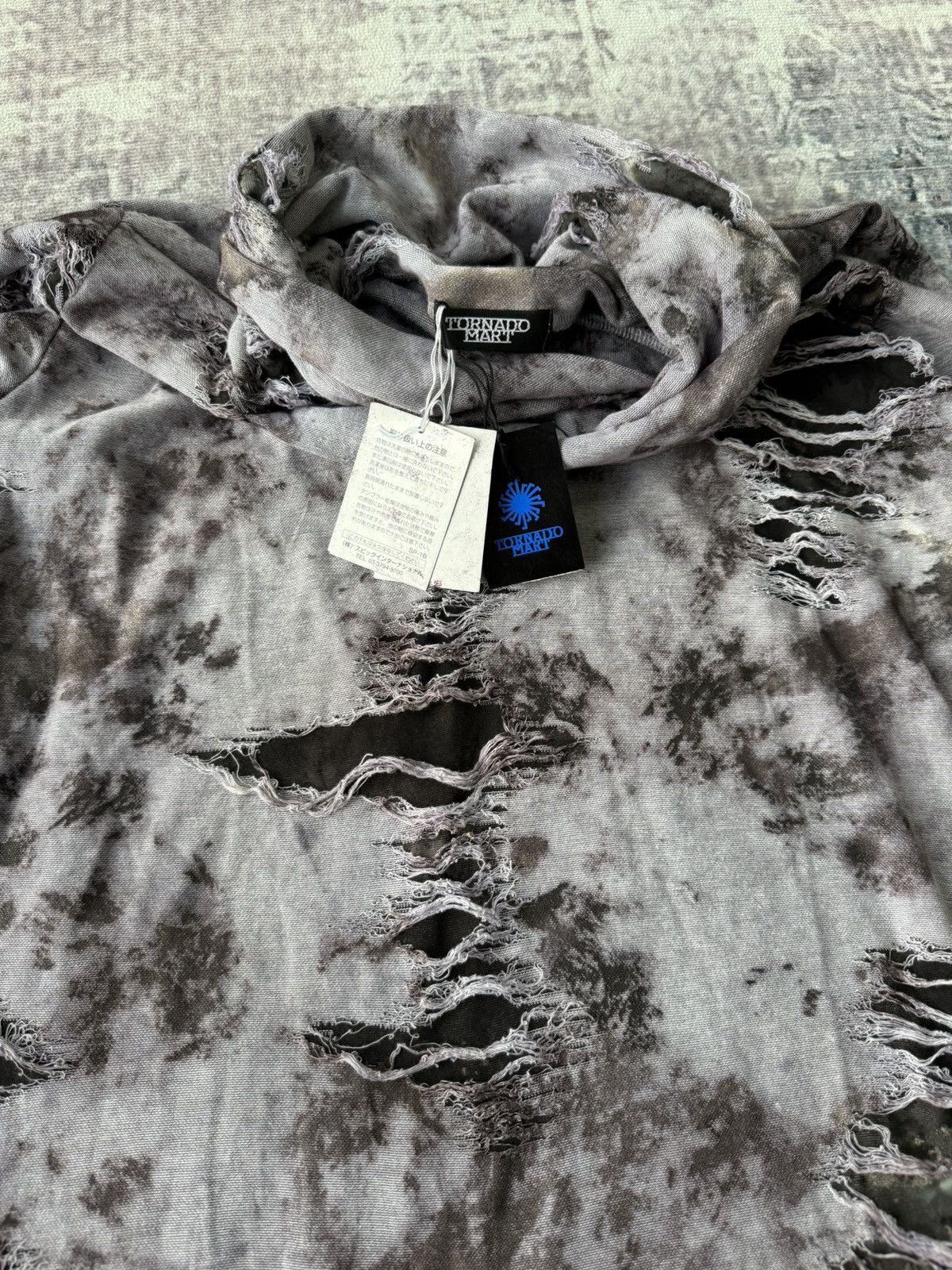 Tornado Mart Tornado Mart Japan Distressed Turtle Neck Longsleeve Size US M / EU 48-50 / 2 - 12 Thumbnail