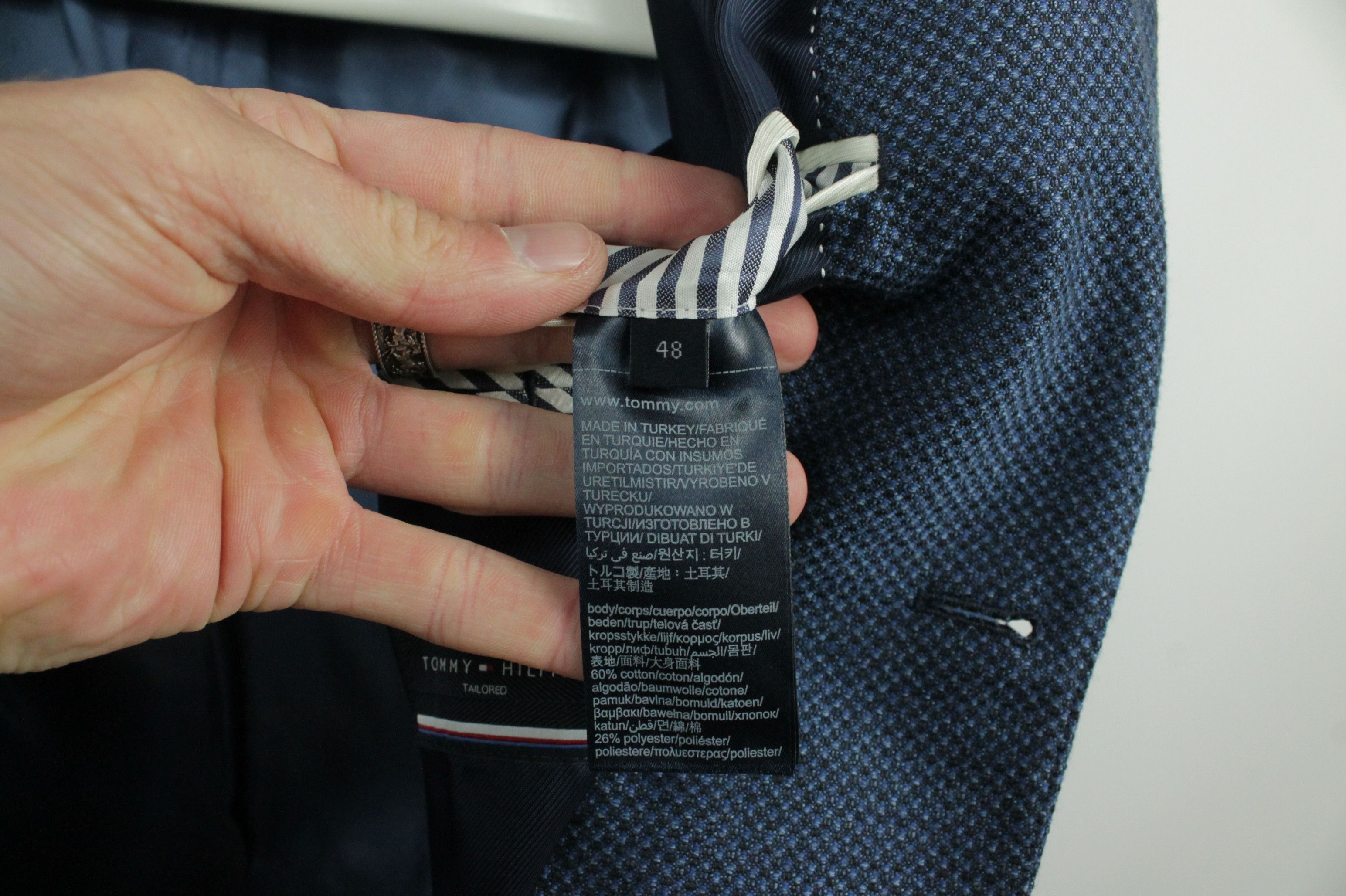 Tommy Hilfiger Tommy Hilfiger Tailored Regular Fit Sport Coat Blazer Jacket Size US M / EU 48-50 / 2 - 12 Thumbnail