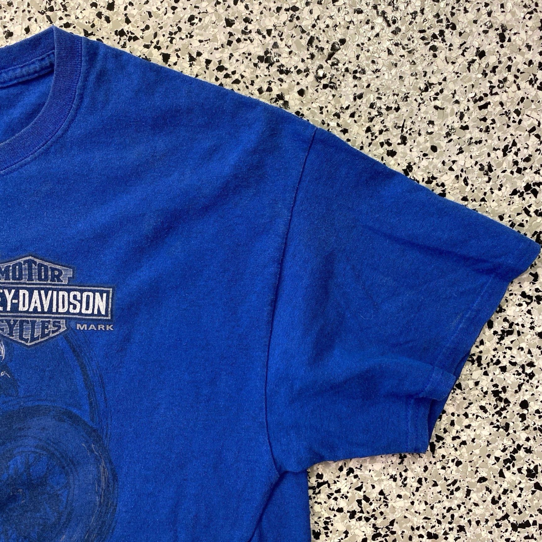 Harley Davidson Harley-Davidson T-Shirt Men’s L Blue Skeleton Utah Sandy City Biker Motorcycle Outdoor Graphic Crew Neck Short Sleeve Size US L / EU 52-54 / 3 - 4 Thumbnail
