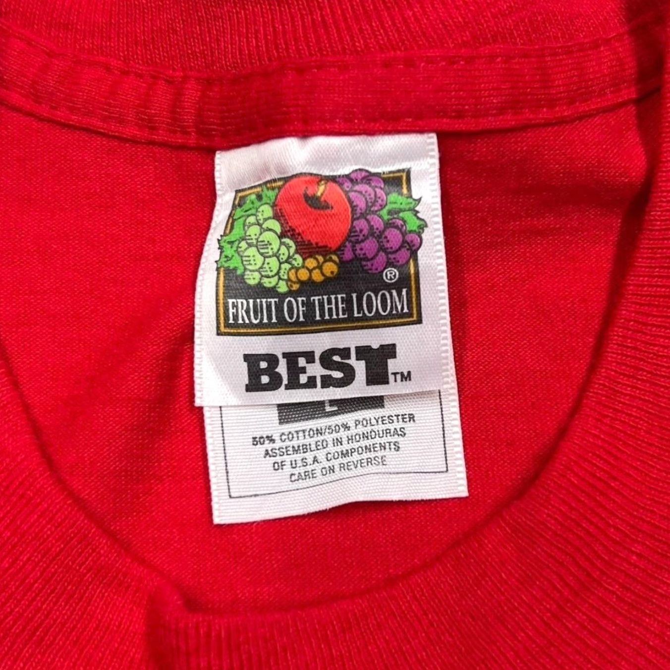 Fruit Of The Loom Vintage Abate Of Ohio 1997 12th Annual Toy Run Biker Souvenir Graphic T-Shirt L Mens Red XL? Size US L / EU 52-54 / 3 - 4 Thumbnail