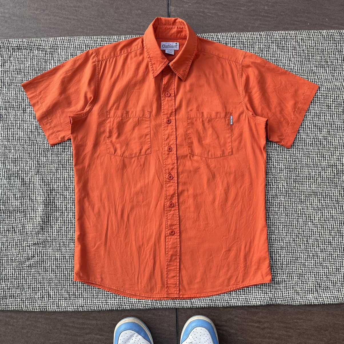 Carhart Work Short Shirt Orenge