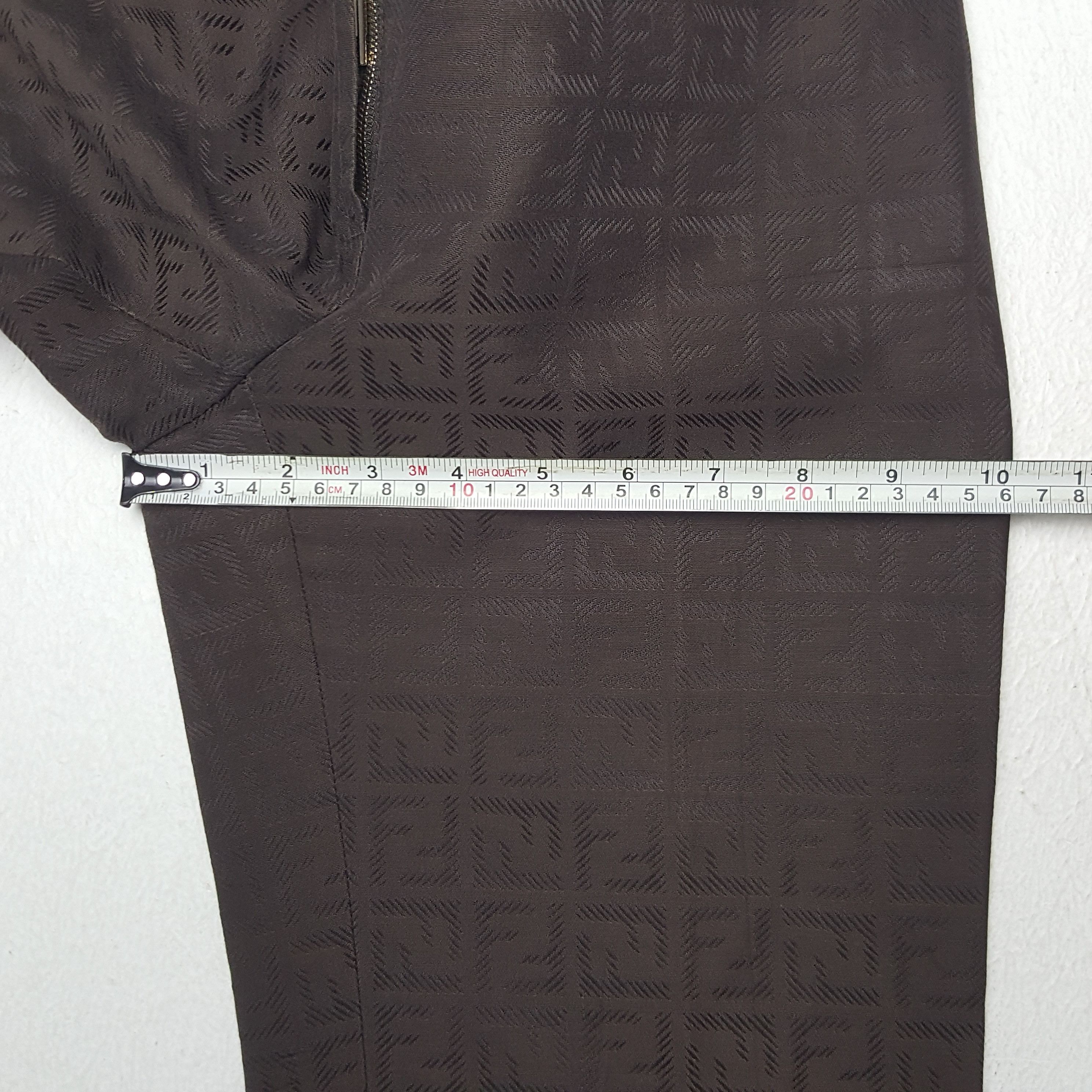 Fendi × Vintage Vintage Fendi Italian Designer Monogram Art Trousers Pants Size US 27 - 13 Thumbnail