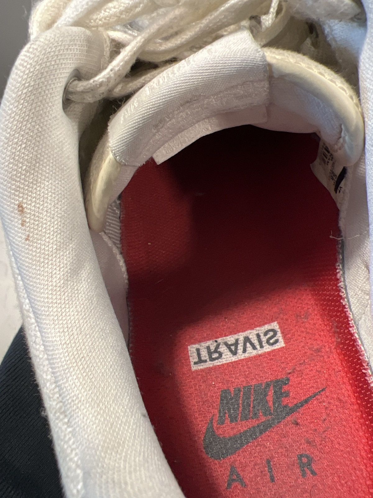 Nike Travis Scott x Nike Air Force 1 Low – White OG – Size 10 Size US 10 / EU 43 - 8 Thumbnail