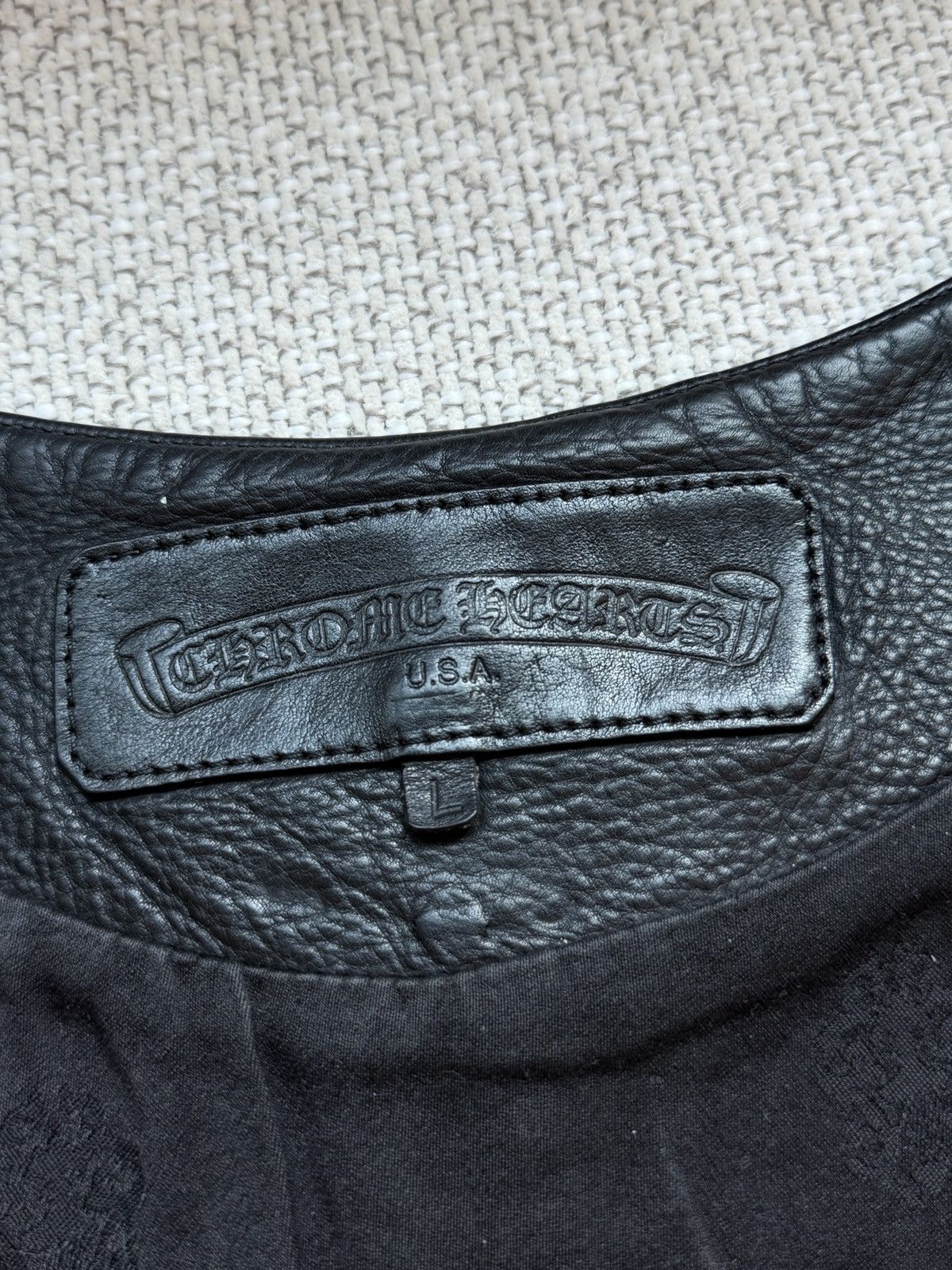 Chrome Hearts Chrome Hearts Cross Leather Vest Size US L / EU 52-54 / 3 - 5 Thumbnail