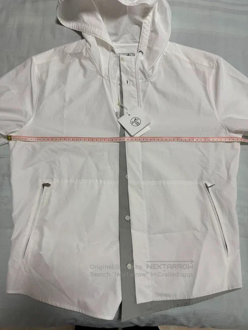 Hermes Hermes Hooded short-sleeve shirt jacket Size US XXS / EU 40 - 4 Thumbnail