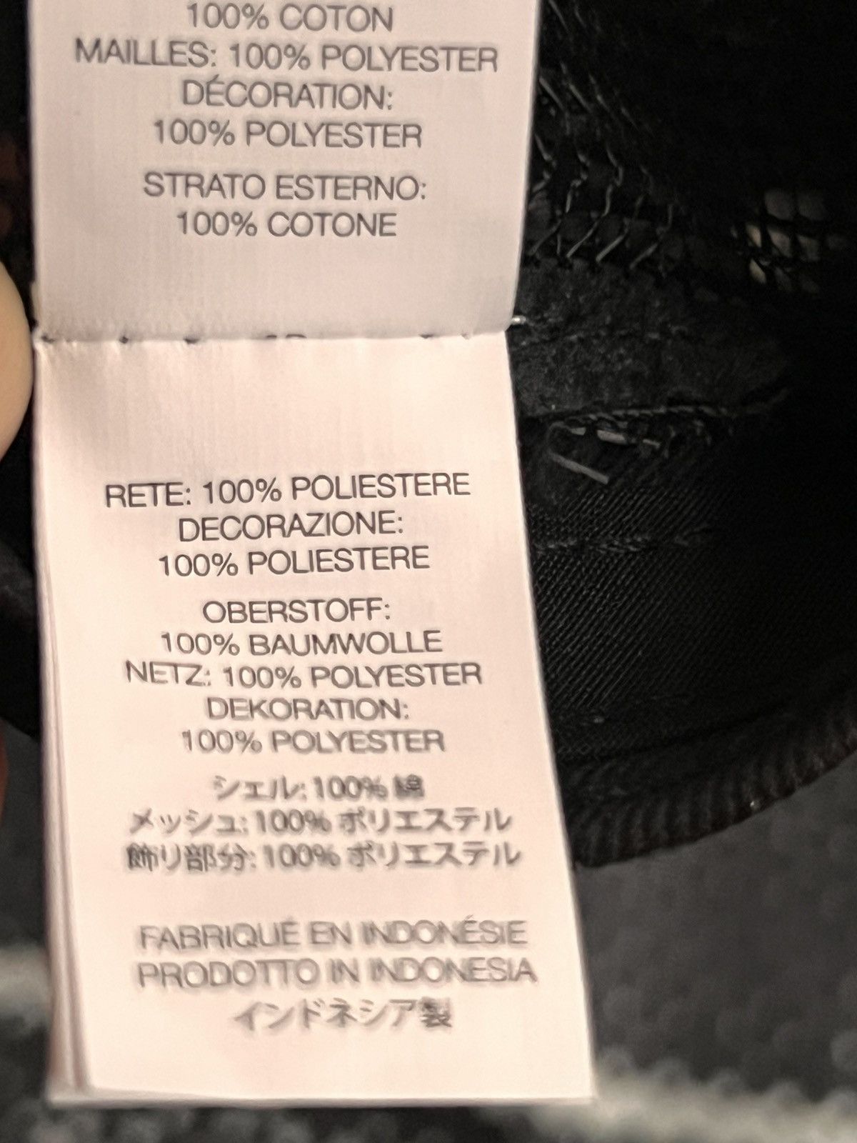 Supreme Supreme Western Embroidered Mesh Back 5-Panel Hat Cap Black Size ONE SIZE - 25 Thumbnail