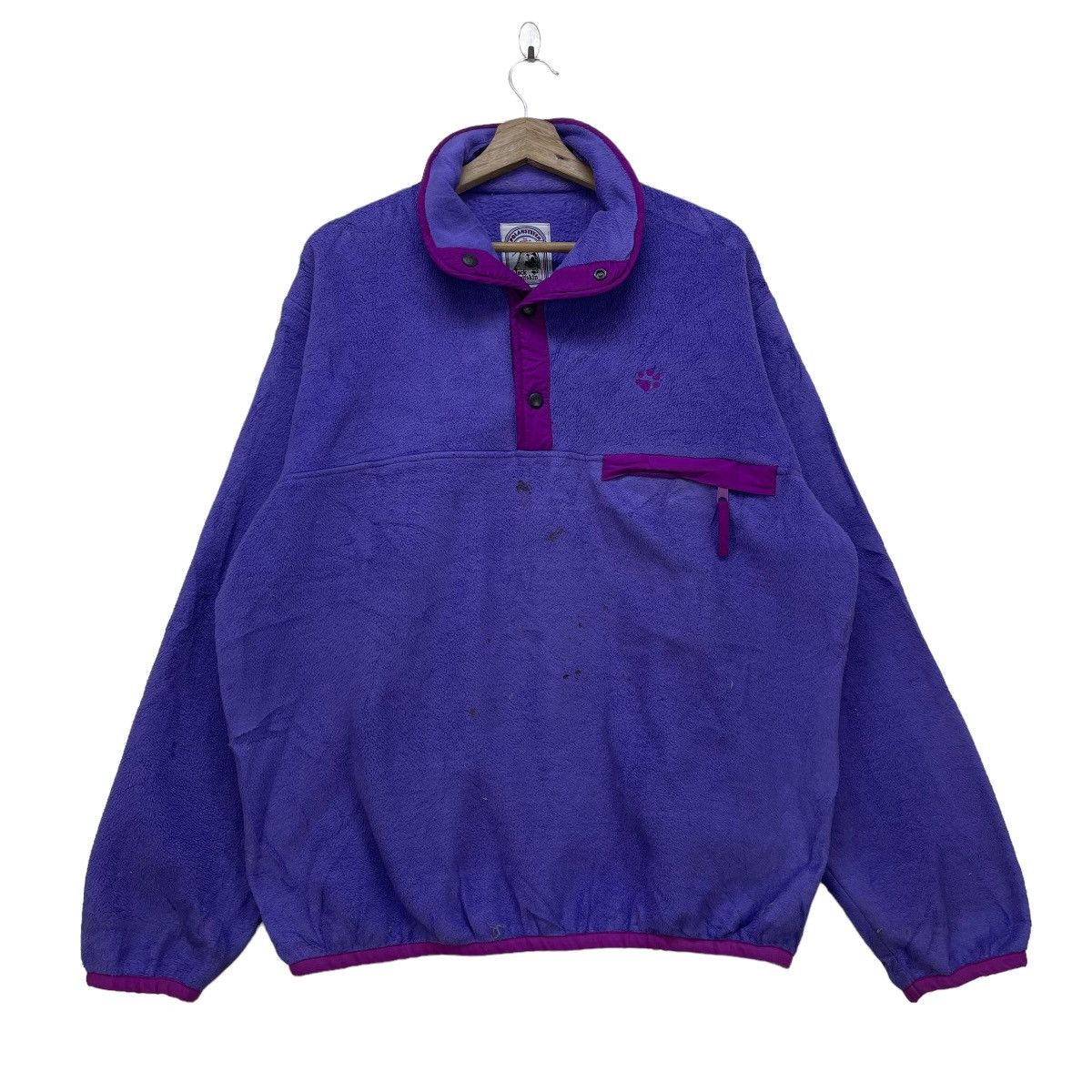 Jack Wolfskin × Vintage Vintage Jackwoflskin Fleece Pullover 🧥 Size US M / EU 48-50 / 2 - 1 Thumbnail