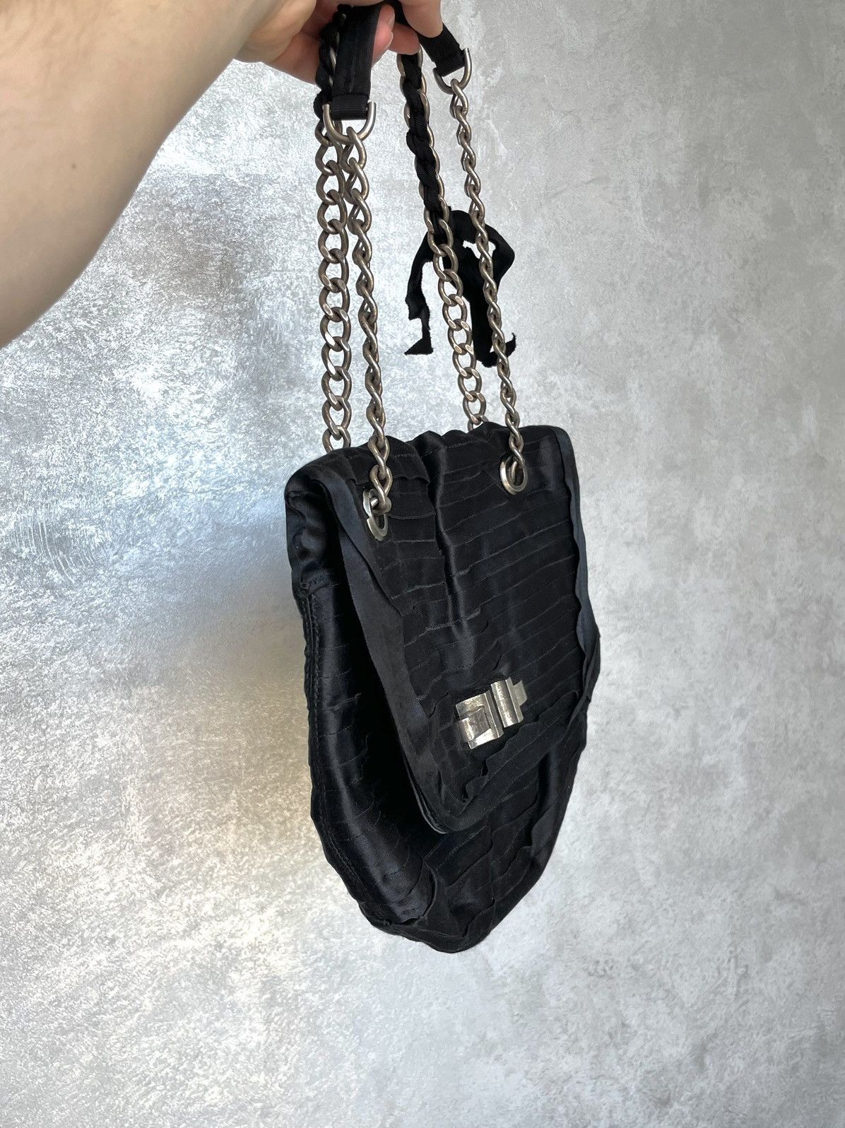 Lanvin Lanvin Amalia Hand Shoulder Bag Black Size ONE SIZE - 11 Thumbnail