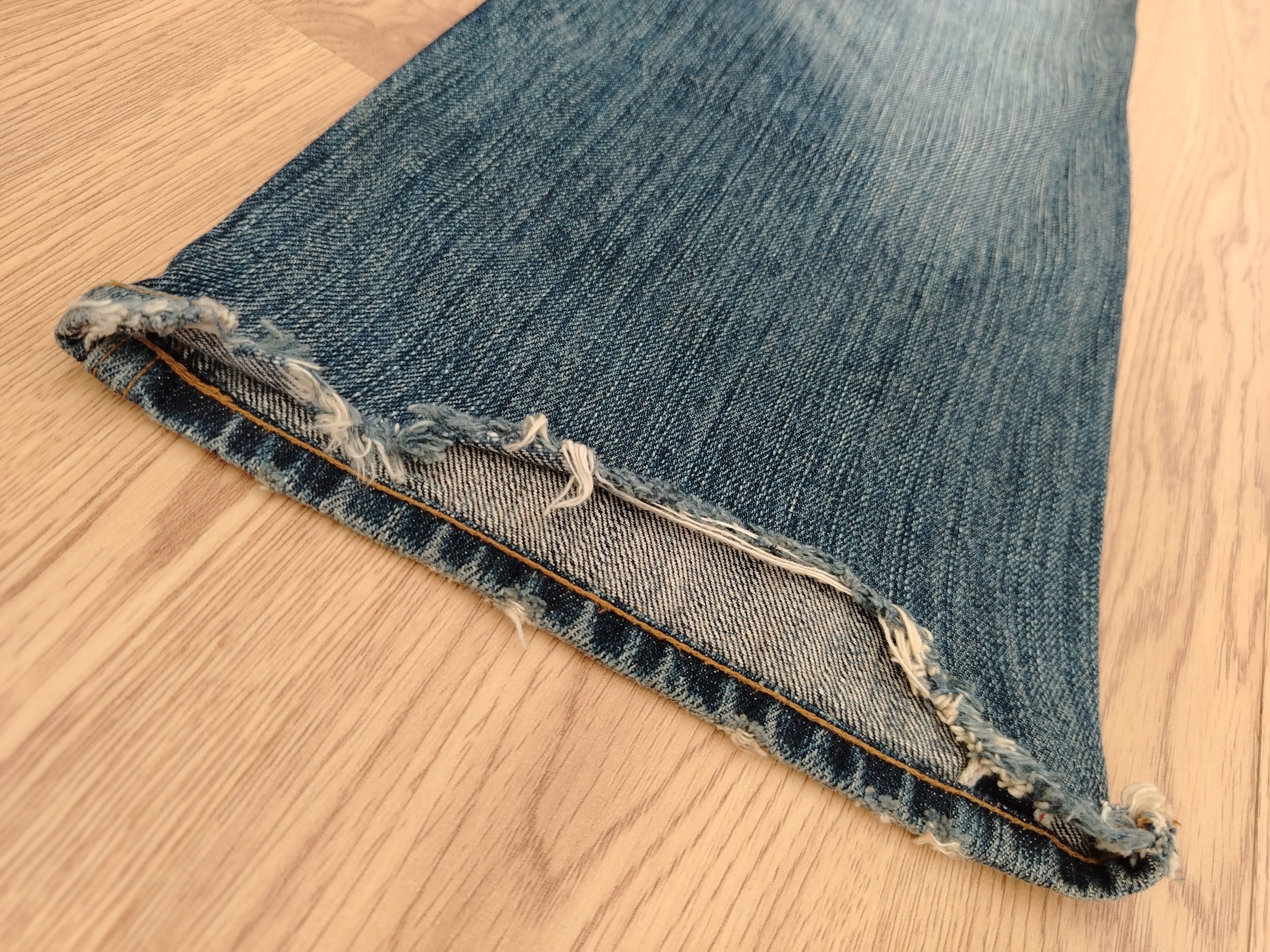 Vintage Sashiko Patchwork Jeans Bonds & Peace Size US 32 / EU 48 - 9 Thumbnail