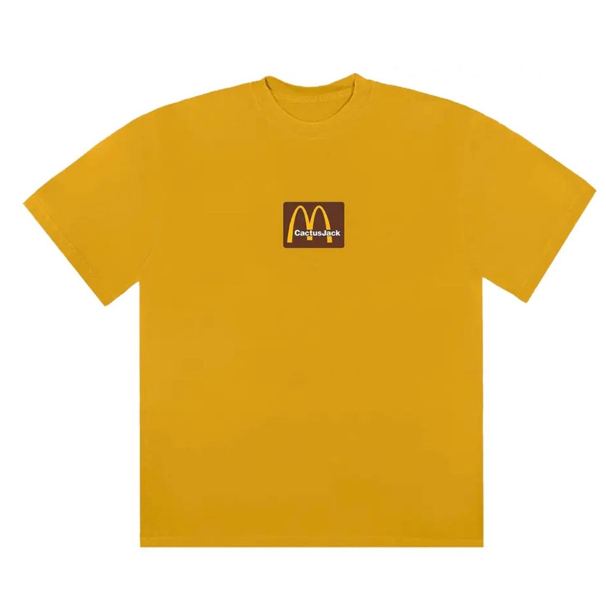Travis Scott Cactus Jack x McDonald's Sesame Inv II T-Shirt Gold Size M Size US M / EU 48-50 / 2 - 1 Thumbnail