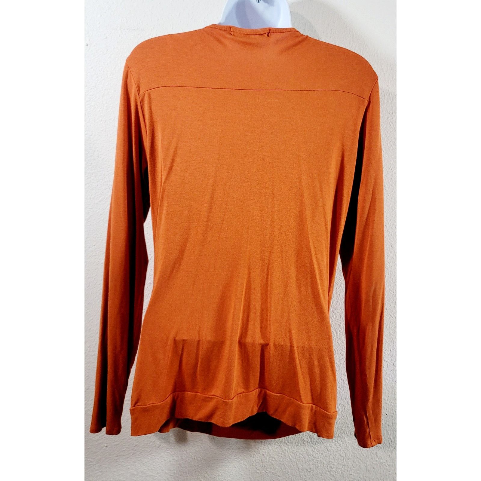 Michael Kors Michael Kors Persimmon Orange Crisscross Pleated Top Medium Size M / US 6-8 / IT 42-44 - 2 Thumbnail