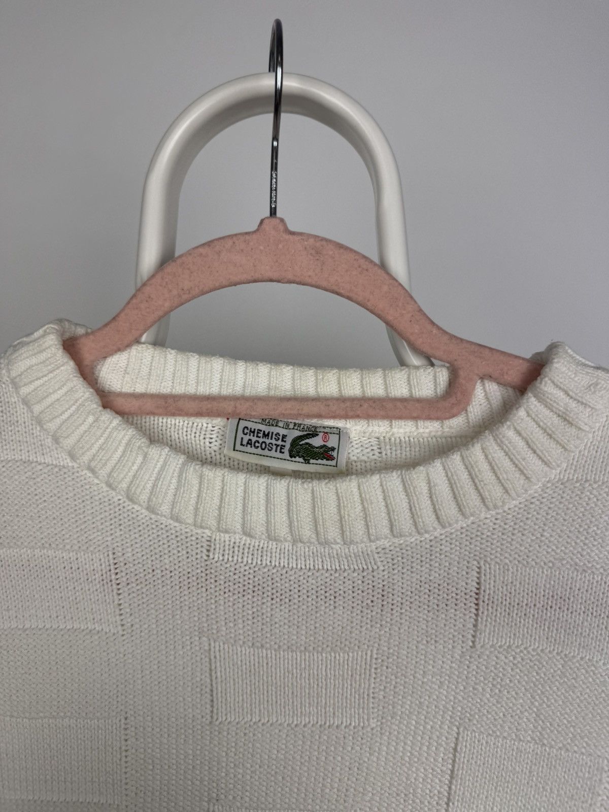 Lacoste × Vintage 90s Sweater Lacoste Vintage Knitting Size US L / EU 52-54 / 3 - 4 Thumbnail