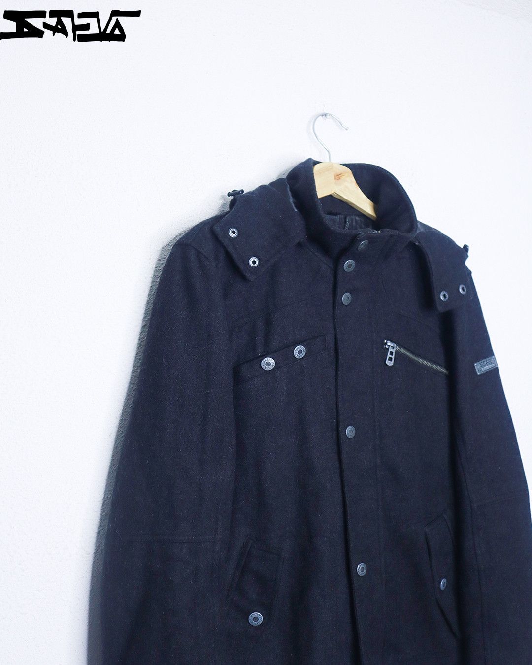Guess Guess Wool Jacket Size US M / EU 48-50 / 2 - 3 Thumbnail