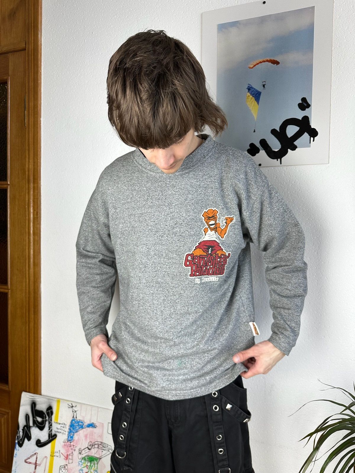 Rap Tees × Vintage Vintage gangster techno Skateboarding Rap Graffiti Size US M / EU 48-50 / 2 - 6 Thumbnail
