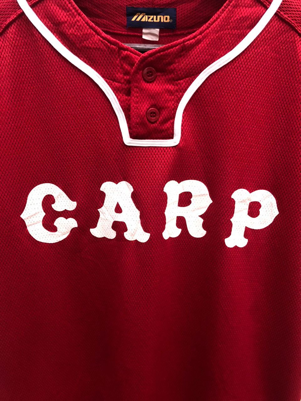 Vintage Vintage Japanese Mizuno Carp Baseball Jersey made in japan Size US L / EU 52-54 / 3 - 7 Thumbnail
