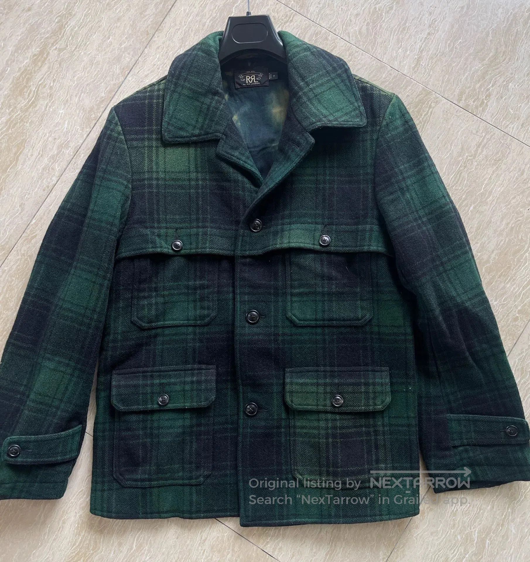 RRL Ralph Lauren RRL Wool Hunting Jacket Coat. Size US M / EU 48-50 / 2 - 2 Thumbnail