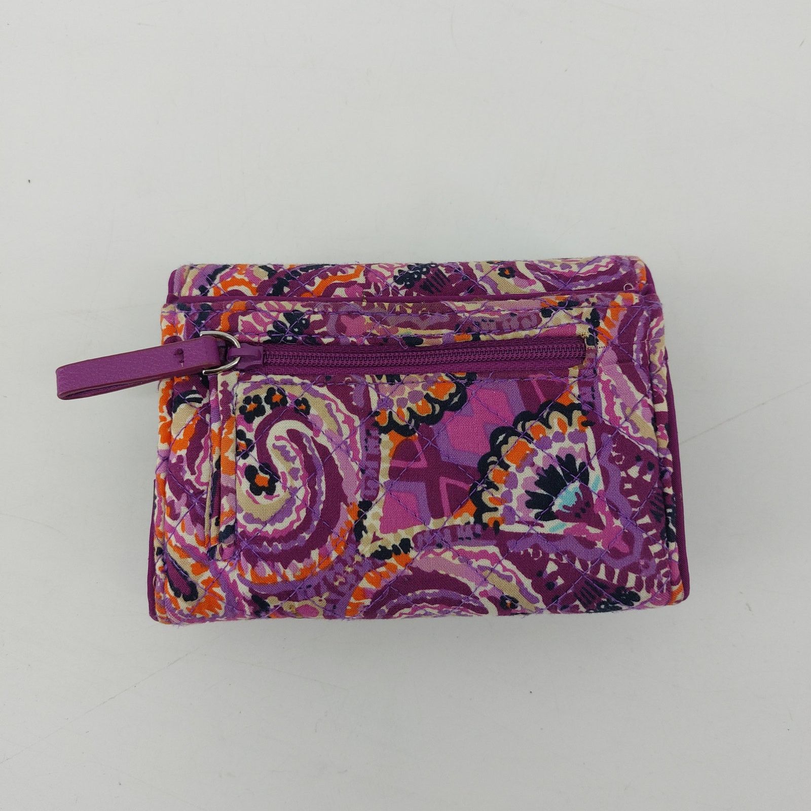 Vera Bradley Vera Bradley Purple RFID Riley Compact Wallet Trifold Casual Size ONE SIZE - 2 Thumbnail