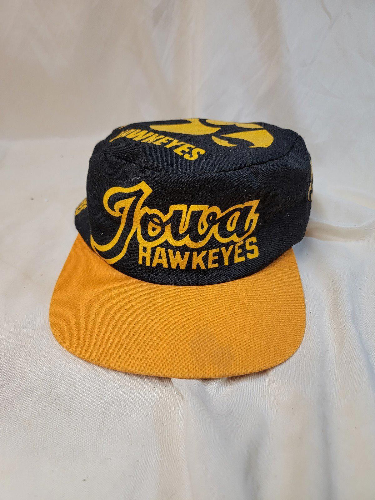 NCAA Vintage 90s Iowa Hawkeyes Hawks Snapback Hat VTG Made in USA Size ONE SIZE - 1 Thumbnail