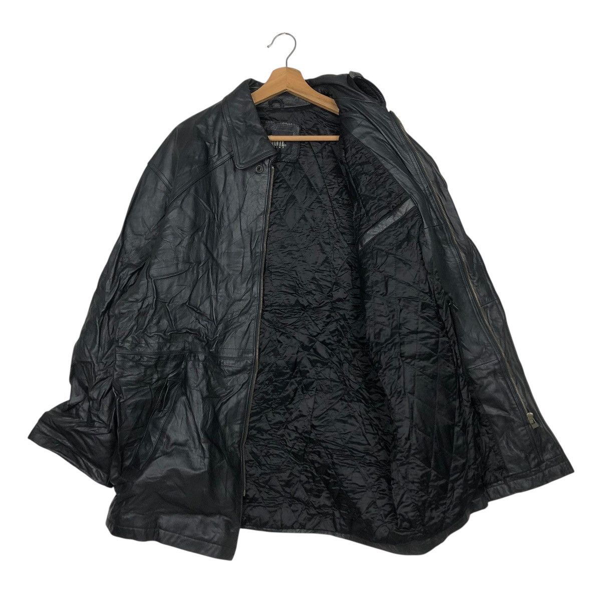 Japanese Brand 🔥VINTAGE BIKER LEATHER JACKET DURANTE BLANKET ISSEY MIYAKE Size US L / EU 52-54 / 3 - 13 Thumbnail