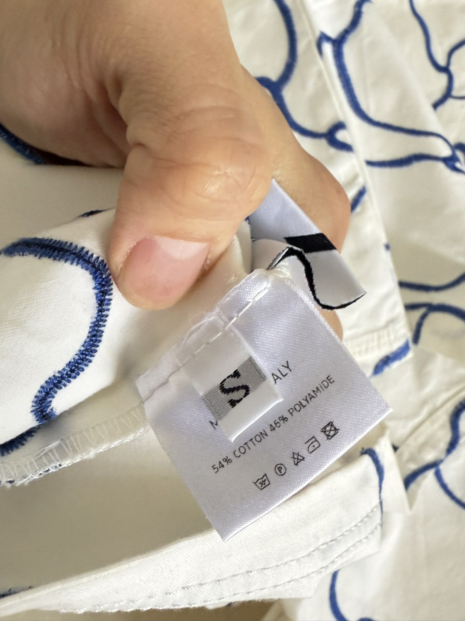 Sunnei SUNNEI Archive Iconic Embroidered Short-Sleeved Shirt S Size US S / EU 44-46 / 1 - 4 Thumbnail