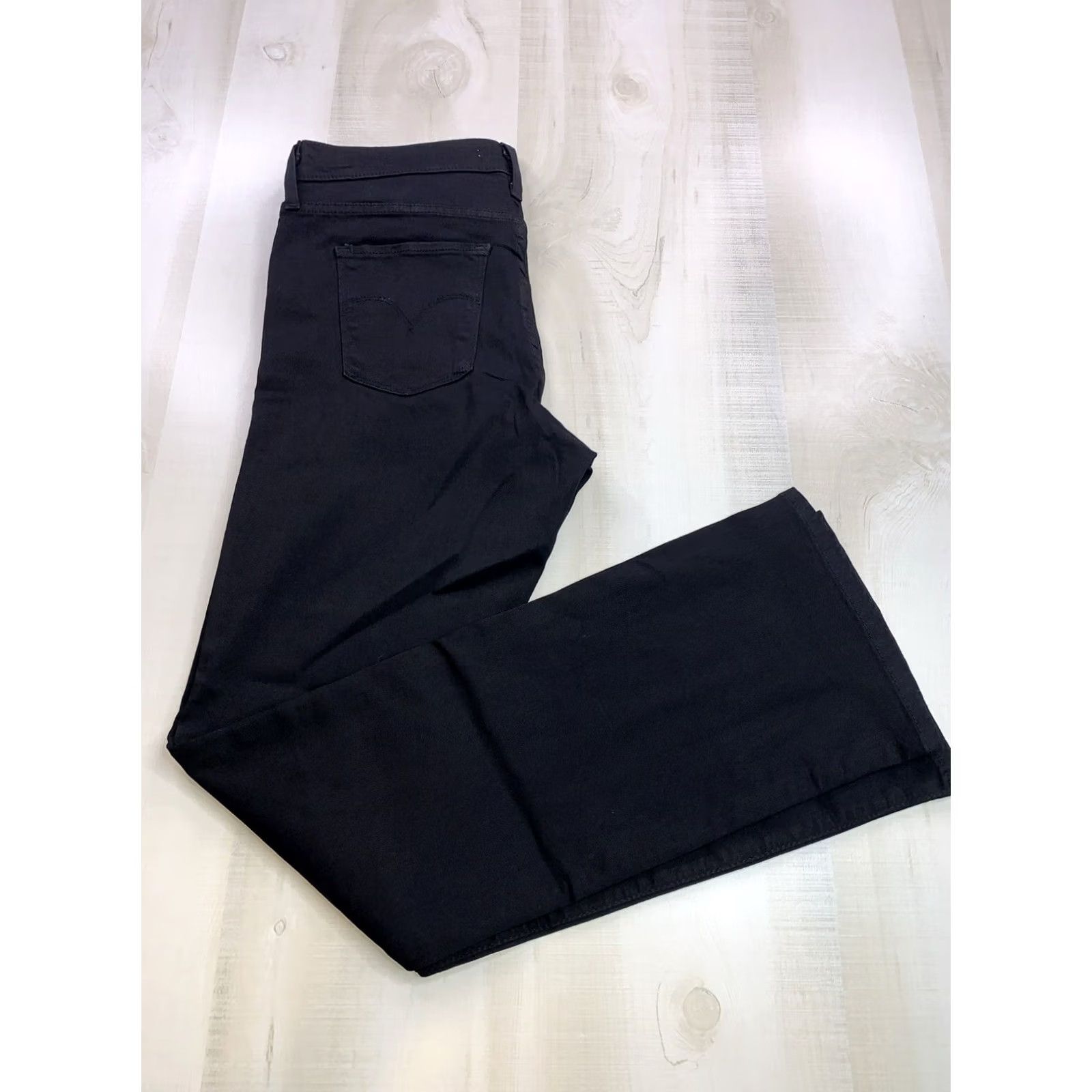 Levi's Levi’s 315 Bootcut Hypersoft Mid Rise Black Jeans Women’s 31 NWT-12363 Size 24" / US 00 / IT 34 - 3 Thumbnail