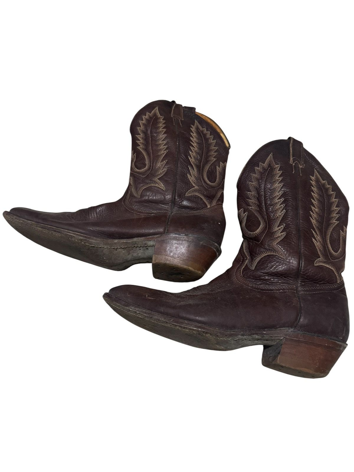 Vintage Vtg Boulet Canada Leather Western Gerico Boots Size US 11.5 / EU 44-45 - 3 Thumbnail
