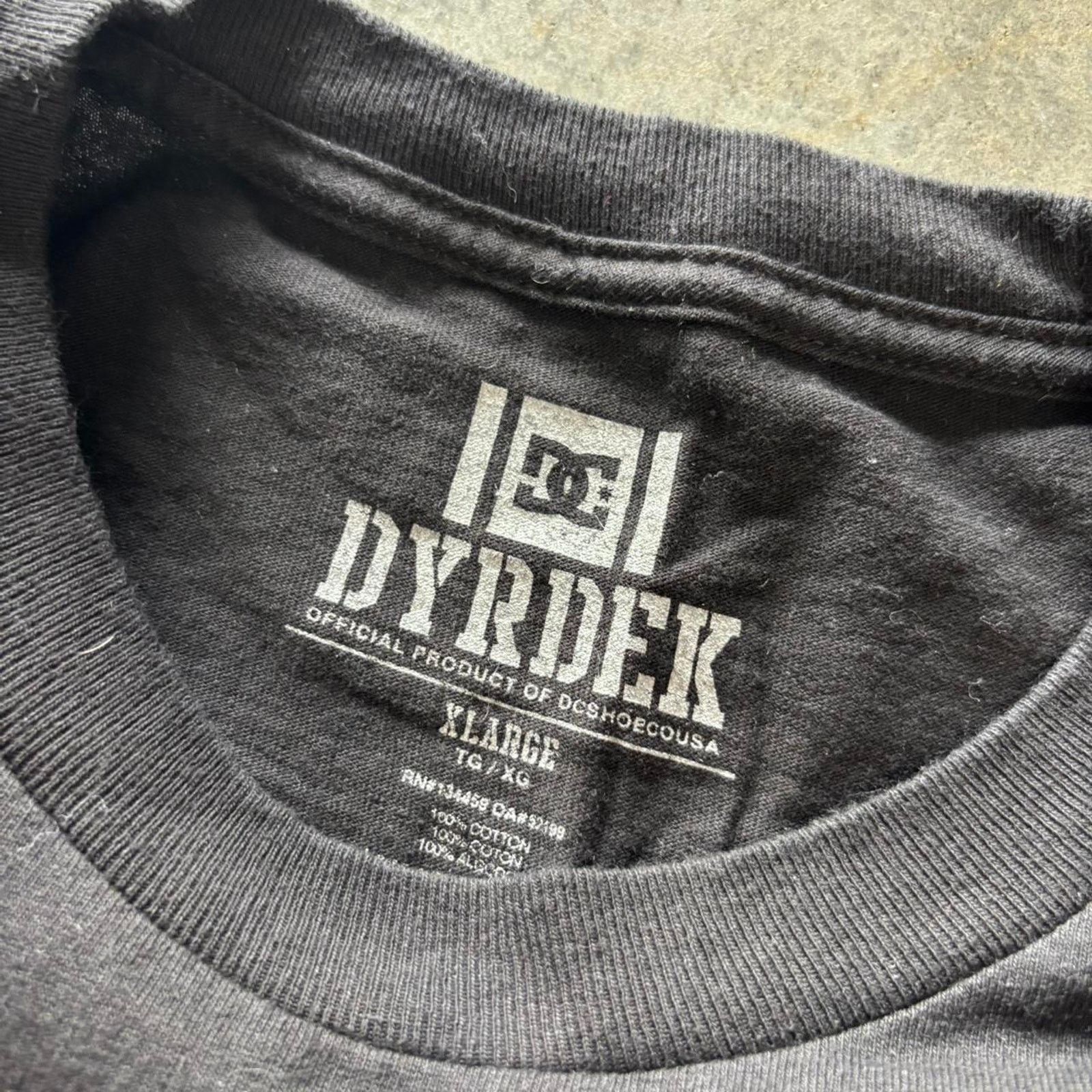 Affliction × DC × Quicksilver Vintage Y2K DC Rob Dyrdek Logo T-shirt Size US XL / EU 56 / 4 - 3 Thumbnail
