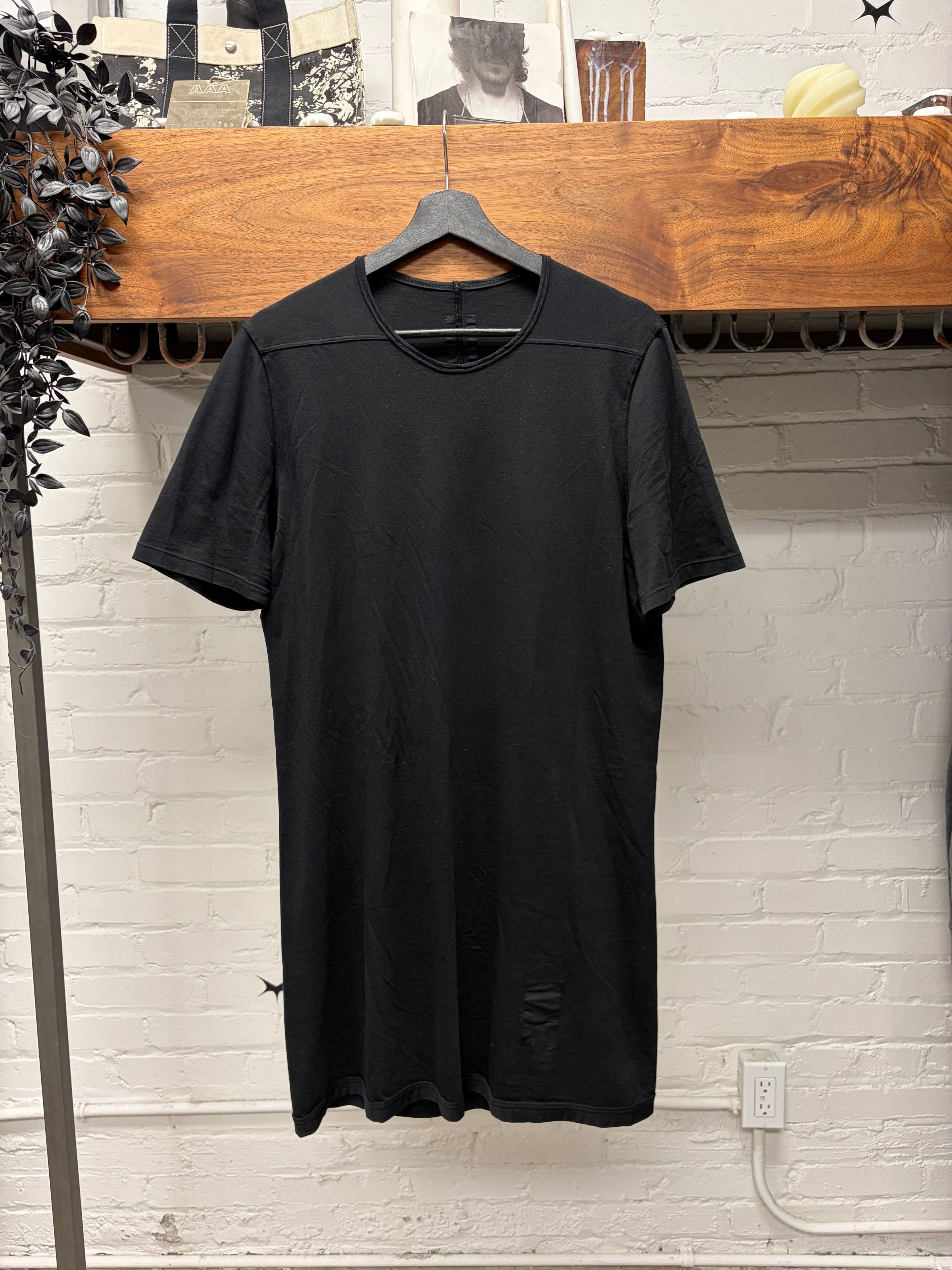 Rick Owens Rick Owens DKRSHDW ‘Level’ Black Jersey Cotton T-Shirt Size US L / EU 52-54 / 3 - 1 Thumbnail
