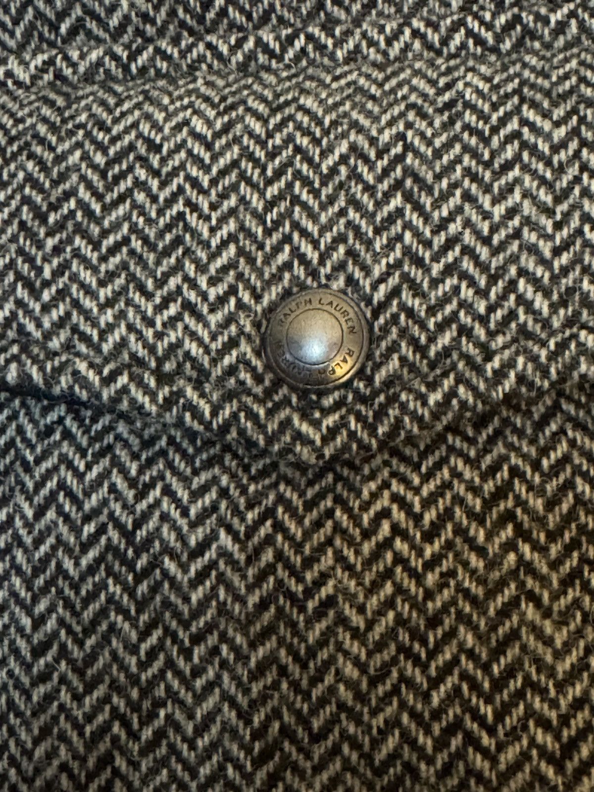 Polo Ralph Lauren Polo Ralph Lauren Tweed Herringbone Down Quilted Jacket XL Size US L / EU 52-54 / 3 - 9 Thumbnail