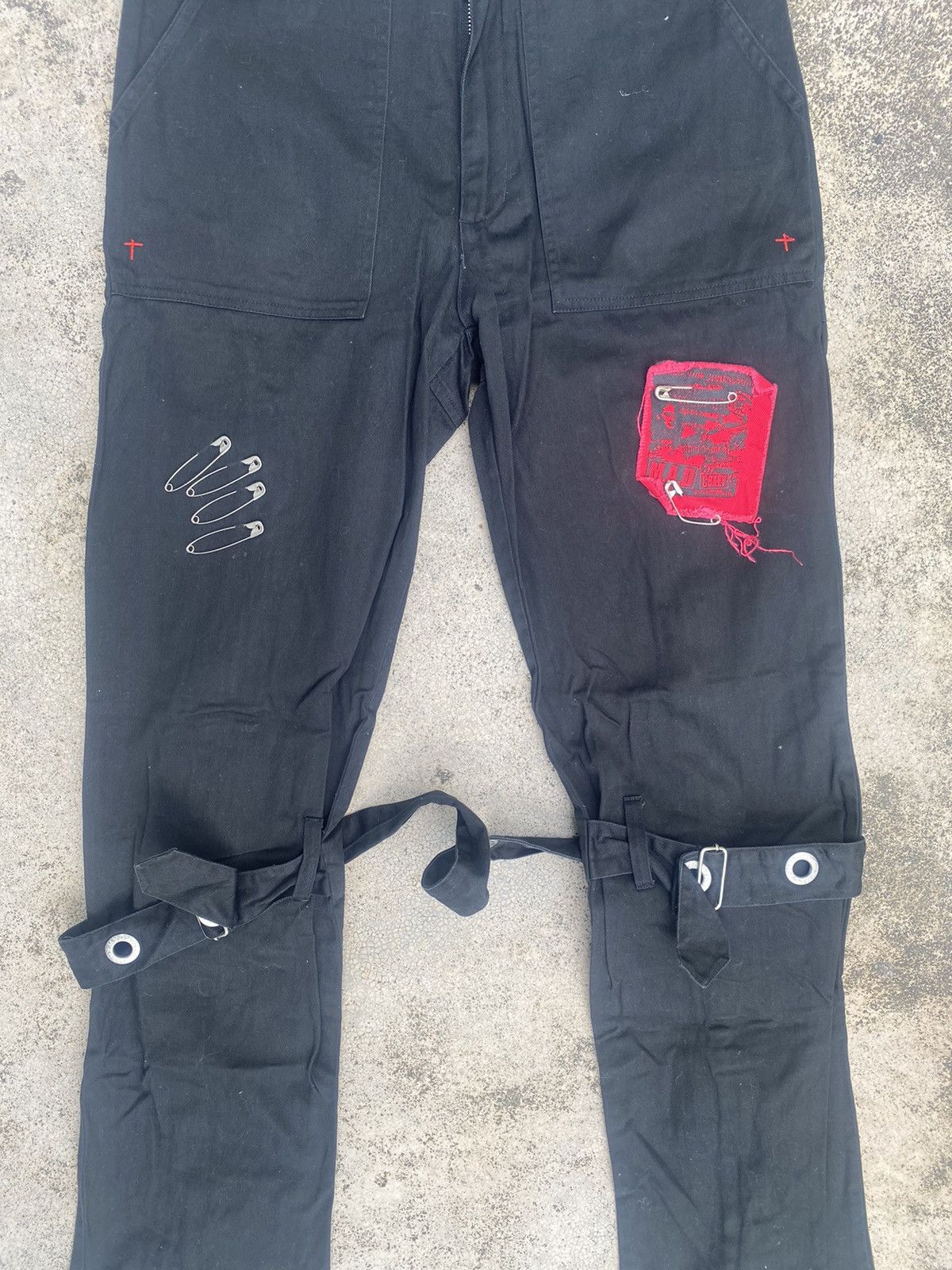 Japanese Brand × Punk and Yo MVD Gothic Punk Seditionaries Bondage Zipper Denim Pants Size US 29 - 7 Thumbnail