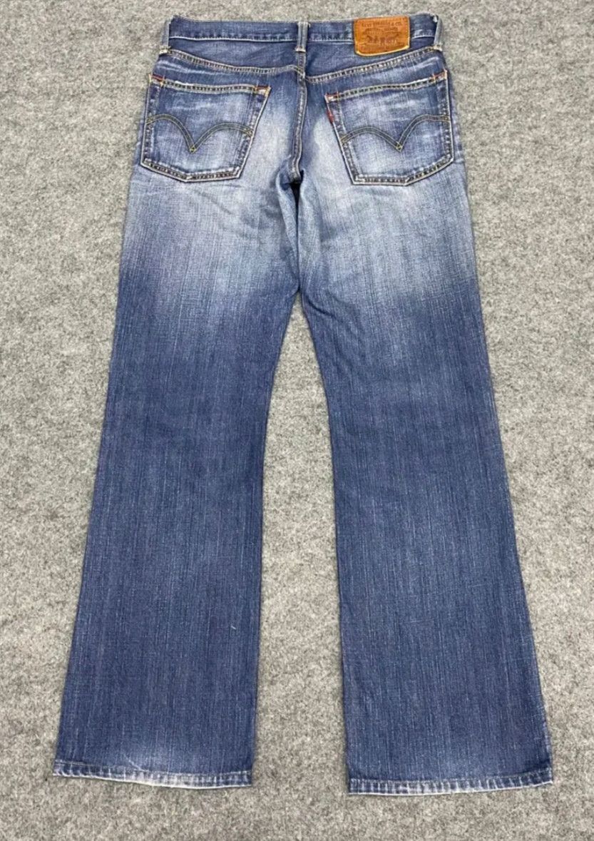 Levi's Vintage Levis Lot 707 Denim Flare Jeans Size US 30 / EU 46 - 2 Thumbnail