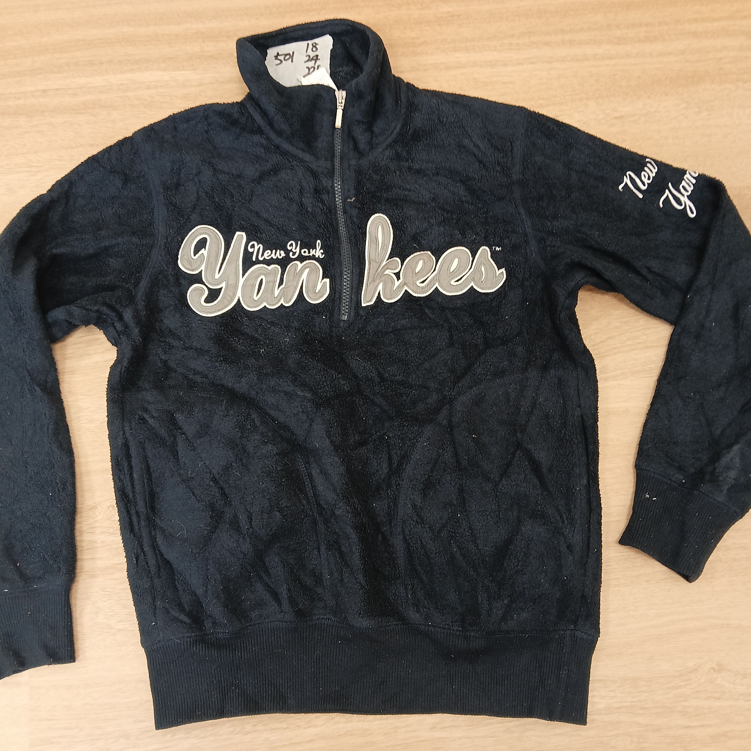 New York Yankees HALF ZIPPER NEW YORK YANKEES SWEATER BIG LOGO S Size US S / EU 44-46 / 1 - 2 Thumbnail