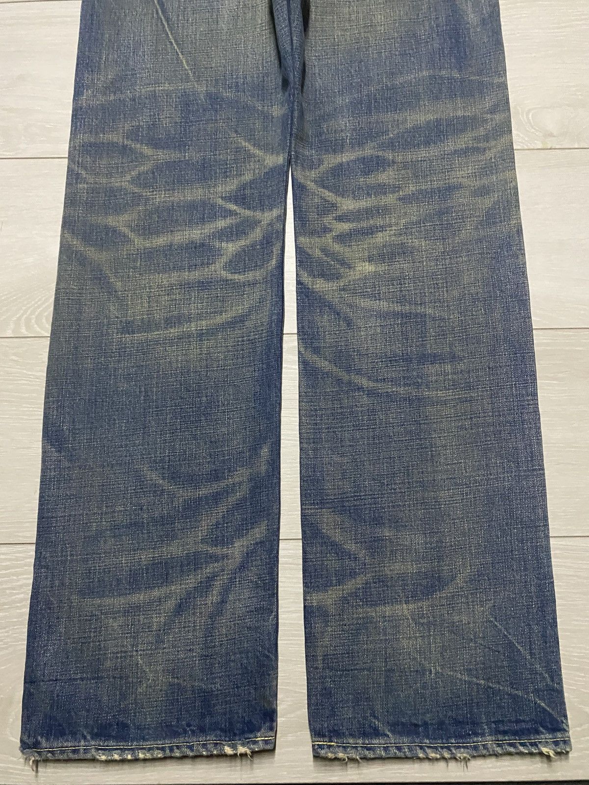 Levi's Vintage Levis Japan Mud Wash Rusty Distressed Loose Jeans Size US 33 - 6 Thumbnail