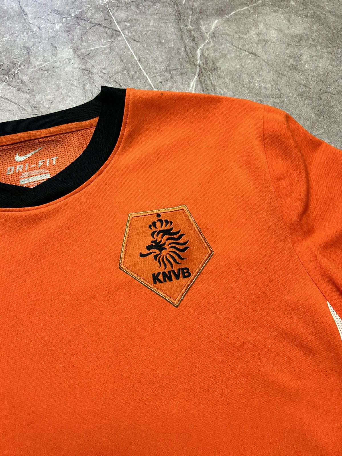 Nike × Vintage Nike Netherlands Embroidered Swoosh Dri Fit Soccer Jersey L Size US L / EU 52-54 / 3 - 6 Thumbnail