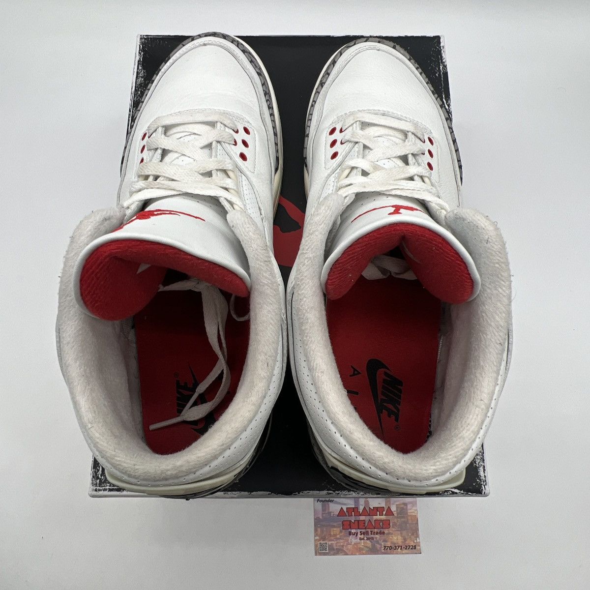 Jordan Brand Air Jordan 3 white cement reimagined Size US 10 / EU 43 - 7 Thumbnail