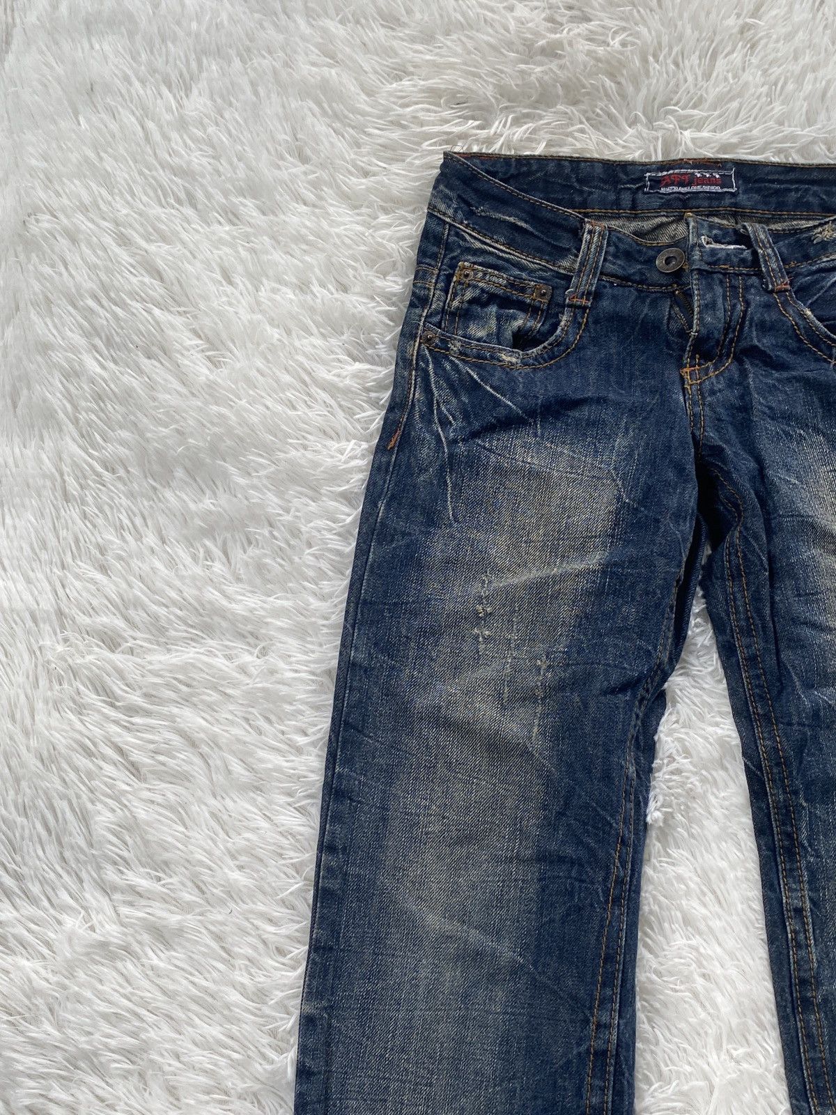 Vintage ❌RARE❌AFT Jean Pant Trouser pocket style streetwear jean Size US 26 / EU 42 - 3 Thumbnail