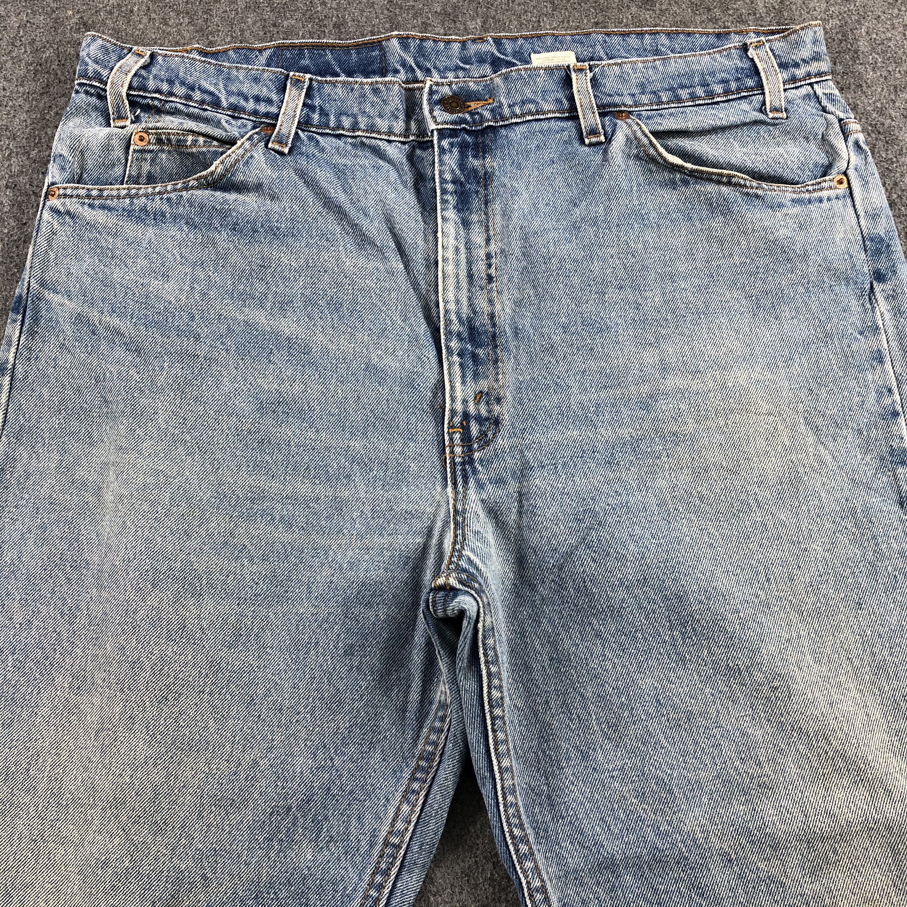 Levi's 90s Vintage Blue Wash Levis 505 Jeans-J1540 Size US 39 - 3 Thumbnail