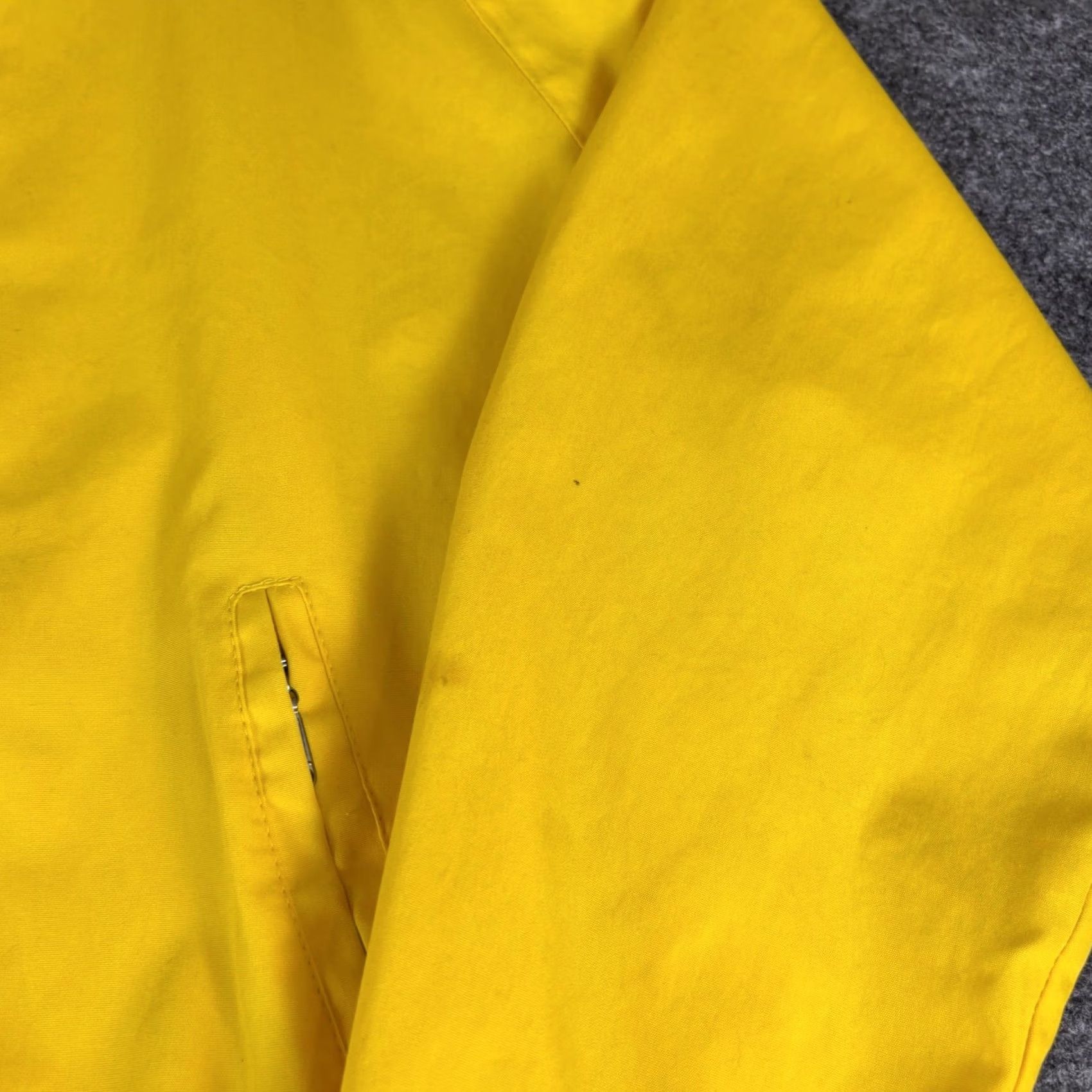 JCPenney VINTAGE JCPenney Mens Bomber Jacket Striped Trim Full Zip L Yellow Retro 80s Western Casual Size US L / EU 52-54 / 3 - 8 Thumbnail